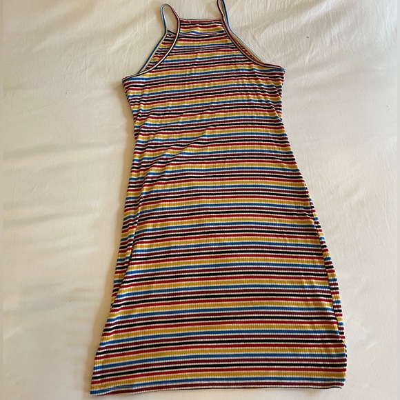 Colorful striped bodycon sundress - Picture 3 of 3